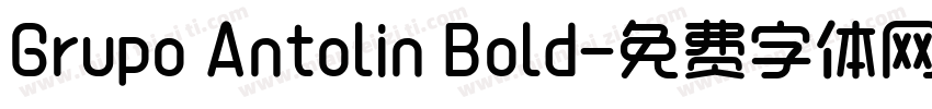 Grupo Antolin Bold字体转换